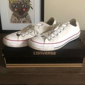 White Converse Low-top